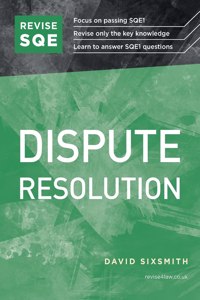 Revise SQE Dispute Resolution