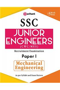 SSC Junior Engineerings (Mechanical Engineering) Recruitment Examination - Paper 1