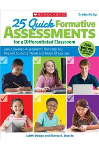 25 Quick Formative Assessments for a Differentiated Classroom