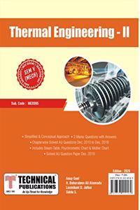 Thermal Engineering-II for BE Anna University R-17 CBCS (V-Mech. - ME8595)