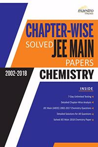 Wiley's Chapterwise Solved JEE Main Papers (2002 - 2018) Chemistry