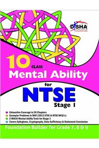Mental Ability for NTSE for class 10 (Quick Start for grade 7, 8, & 9)