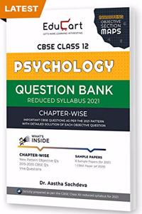 Educart CBSE Psychology Class 12 Question Bank (Reduced Syllabus) for 2021
