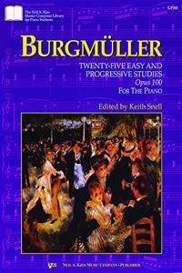 Burgmuller: 25 Easy & Progressive Studies, Op. 100 (Piano Solo)