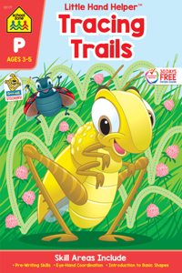 School Zone Tracing Trails Workbook with Stickers