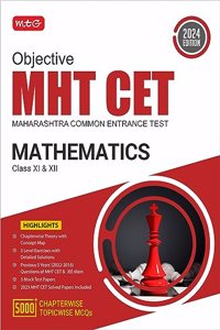 MTG Objective MHT CET Chapterwise Theory with 5 Previous Years Solved Questions Papers Mathematics (PYQs) Books For 2024 Engineering Entrance Exam