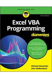 Excel VBA Programming for Dummies