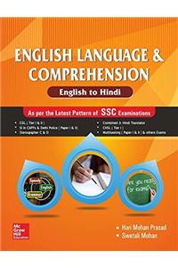 English Language and Comprehension English to Hindi