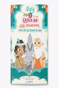 Story of Eklavya and Guru Dronacharya : Illustrated Bilingual Short Story Book for Kids by Sonalika Publications