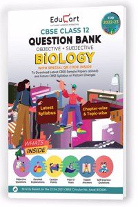 Educart CBSE Class 12 Biology Question Bank Book For 2022-23