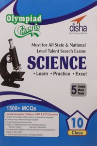 Olympiad Champs Science Class 10 with 5 Mock Online Olympiad Tests