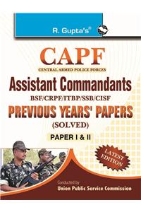 CAPF Assistant Commandants