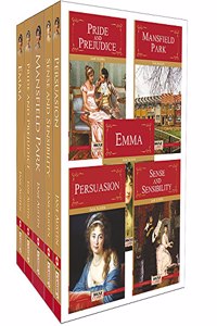 Jane Austen Collection (Set of 5 Books) - Emma, Pride and Prejudice, Persuasion, Sense and Sensibility, Mansfield Park