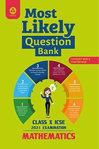 Most Likely Question Bank for Mathematics: ICSE Class 10 for 2021 Examination