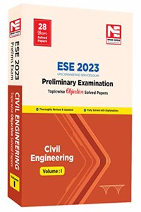 ESE 2023 : Preliminary Exam: Civil Engineering Objective Paper - Volume-I