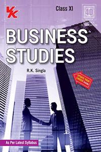 Business Studies (By- RK Singla) CBSE Class 11 Book (For 2022 Exam)