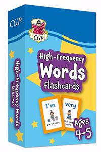 High-Frequency Words Flashcards for Ages 4-5 (Reception)