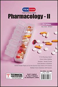 Pharmacology II For B Pharmacy PCI (V - BP503T) TCA PHARMA