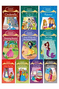 Fairy Tales (Set of 10 Story Books for Little Kids) (Illustrated) - Aladin, Cinderella, Little Mermaid, Sleeping Beauty, Snow White... Rapunzel