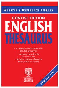 English Thesaurus (webster*s Reference Library)