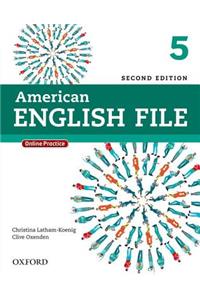 American English File: 5: Student Book Pack with Online Practice