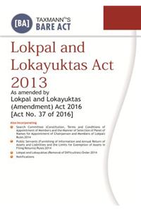 Lokpal And Lokayuktas Act 2013