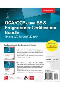 Oca/Ocp Java Se 8 Programmer Certification Bundle (Exams 1z0-808 and 1z0-809)