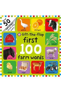 First 100 Lift the Flap Farm Words