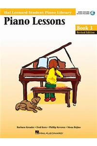 Piano Lessons Book 3 - Hal Leonard Student Piano Library Book/Online Audio