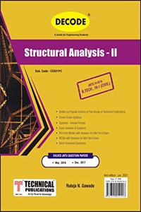 Decode - Structural Analysis-II for JNTU-H 18 Course (III - I - CIVIL - CE501PC)