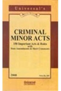 Criminal Minor Act (150 Important Acts & Rules)