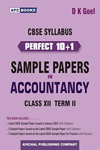 Perfect 10+1 Sample Papers in Accountancy, Term- I Class-XII