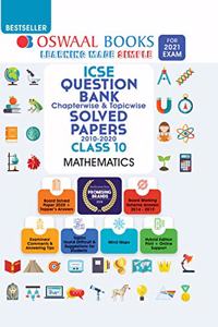 Oswaal ICSE Question Bank Class 10 Mathematics Book Chapterwise & Topicwise (For 2021 Exam)