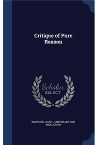 Critique of Pure Reason