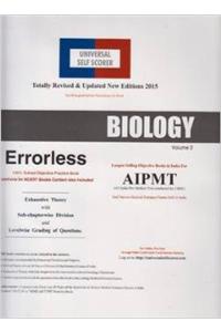 Biology - Errorless 100% Solved Objective Practice Book (Set Of 2 Volumes)