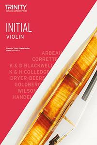 Trinity College London Violin Exam Pieces From 2020: Initial