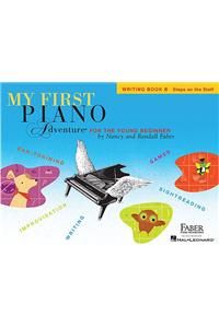 My First Piano Adventure, Writing Book B, Steps on the Staff