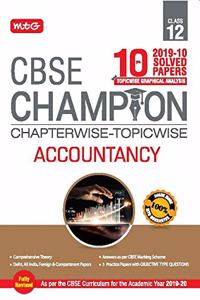 10 Years CBSE Champion Chapterwise-Topicwise Accountancy Class 12