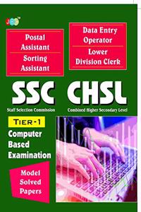 MODEL SOLVED PAPERS?-Postal Assistant Sorting Assistant, Data Entry Operator, Lower Division Clerk:-?SSC CHSL