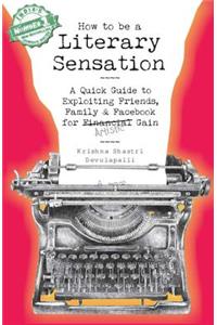 How to Be a Literary Sensation: A Quick Guide to Exploiting Friends, Family and Facebook for Artistic Gain
