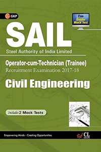 SAIL Civil Engineering Operator cum Technician (Trainee) 2017-18