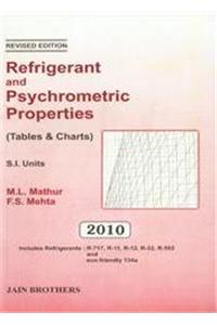 Refrigerant And Psychrometric Properties (Table & Charts), 1/E Pb