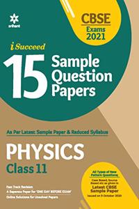 CBSE New Pattern 15 Sample Paper Physics Class 11 for 2021 Exam with reduced Syllabus