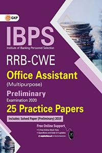Ibps Rrb-Cwe Office Assistant (Multipurpose) Preliminary --25 Practice Papers