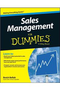 Sales Management For Dummies