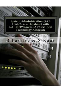 System Administration (SAP HANA as a Database) with SAP NetWeaver