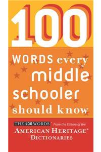 100 Words Every Middle Schooler Should Know