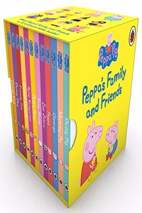 Peppa Pig: Peppa's Family and Friends (12 Board Books)