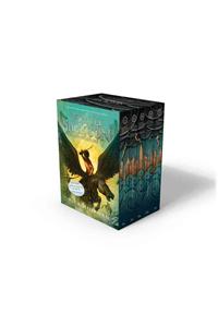 Percy Jackson and the Olympians 5 Book Paperback Boxed Set (W/Poster)