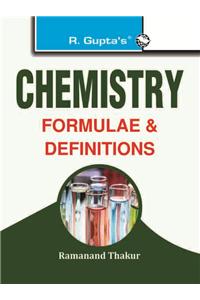 Chemistry Formulae & Definitions